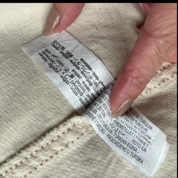 NWT Zara 1975 SZ XS Ecru Denim Double Buckle wrap Midi Skirt - Picture 9 of 9